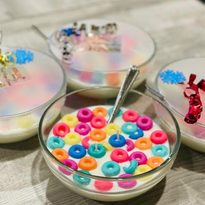 China Popular Fruit Scented Candles Fruit Loop Candle Wax Factory Wholesale Price Unique Private High Quality Customized Candle for sale