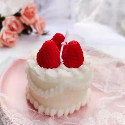 China Popular private label home decoration scented candles wedding birthday scented candle christmas customizedlong strawberry scented candle for sale