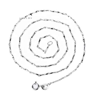 China DTINA SY4 925 CLASSIQUE Silver Chain Bullion Shape Silver Chain 925 Pendant Necklace 925 Silver Looks for sale