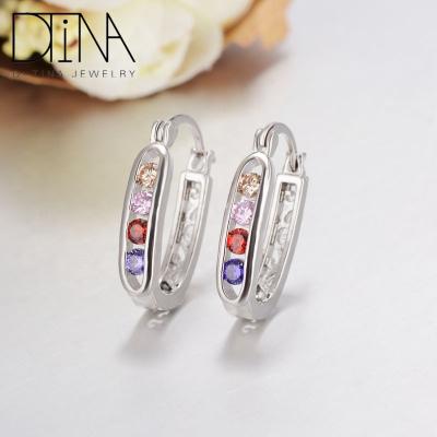 China Fashion Dtina Fashion Jewelry 18k Gold Plated Earrings Women Earrings for sale