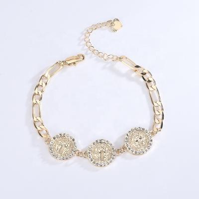 China DTINA Wholesale High Quality Religious Religious Bracelet Idol Gold Bracelet for sale