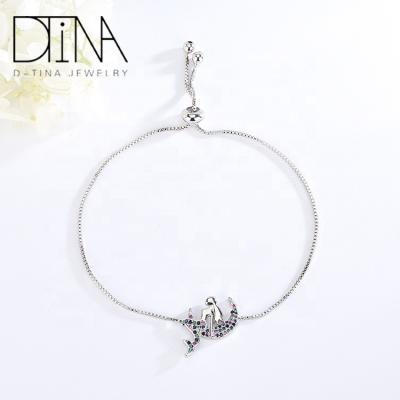 China The latest hot selling girl's style fashion bracelets DTINA mermaid stretch bracelet sweet bracelet for sale