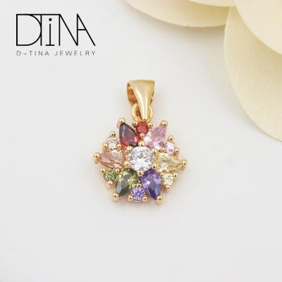 China Non Allergic The Latest Design Big Gold Plated Sunflower Pendant Men's Wholesale Price for sale