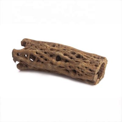 China Viable Factory Wholesale Resin Xinly Log Reptile Wooden Spider Hides Cave Decoration for sale