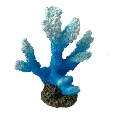 China Aquarium Desktop Fishing Tank Handmade Resin Viable Refined Artificial Coral Decorations for sale