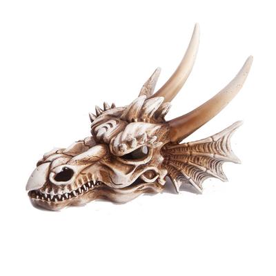 China High Quality Viable Aquarium Accessories Aquarium Resin Dragon Skull Landscaping Ornaments for sale