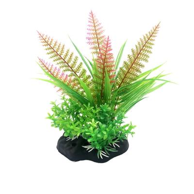 China New Viable Cheap Aquarium Decoration Artificial Plastic Plants Aquarium Ornament for sale