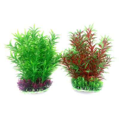 China XINLY Viable Landscape Plants Wholesale Aquarium Decorations Cheap Artificial Water Grass for sale