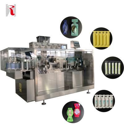 China HOLS-118 Automatic Plastic Cigarettes 1-50Ml Ampoule Making Sealing Filling Machine Low Temperature For Cosmetic for sale