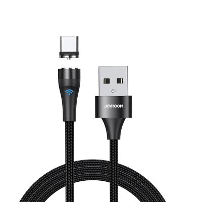 China Joyroom 1021X1 Magnetic Durable Nylon Braided Nylon Type-C MP3/MP4 Player Aluminum Alloy USB Mic Phone Cable And For iPhone for sale