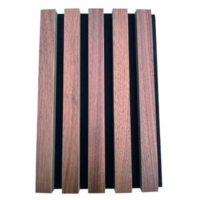 China Abosorbing Hanlan Eco-friendly Polyester Slat Soundproofing Fiber European Standard Acoustic Panel Akupanel for sale