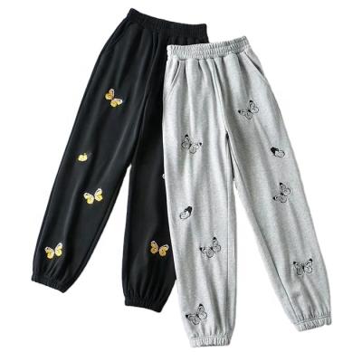 China Hot Selling Anti-wrinkle Women's Clothing Elastic Waits Sports Pants Casual Fashion Clothes Running Pants for sale