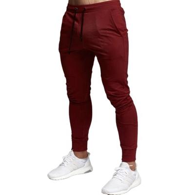 China Wholesale Custom Anti-Wrinkle Workout Fitness Sweatpants Tapered Slim Fit Gym Cotton Jogger Track Pants For Men for sale