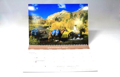 China Art Paper Colourful calendar printing services For Hanging Wall for sale