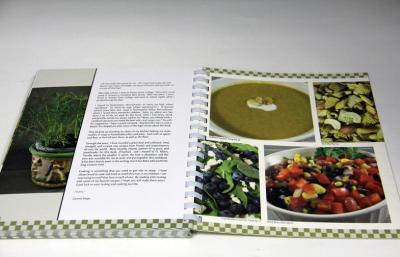 China Customized Professional CookBook Printing A4 UV Coating , Eco-friendly for sale