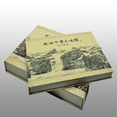 China Panton Color Hardcover Book Printing With Saddle Stitching Binding / Sewn Binding for sale