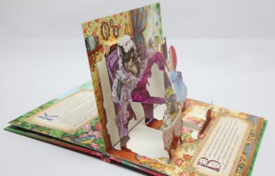 China Christmas Greeting Card Pop Up Children Book Printing Service OED With 3D for sale