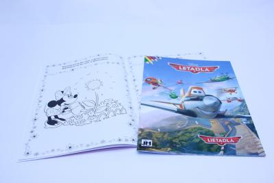 China Disney Coloring Picture Childrens Book Printing , Glue Binding Book Printing for sale