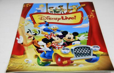 China Full Color Saddle Stitch Book Binding / Disney Magazine Printing Service for sale