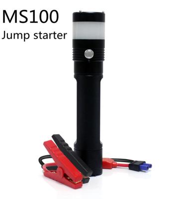 China MS100 2000mAh 12V 1000A Car Jump Starter Flashlight up to 5.5L to 3.5L Gas Diesel Engine for Automotive Boat12V Jump Leads for sale