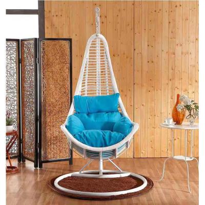 China Custom Furniture Modern Outdoor Leisure Styles Metal Eggs Hanging Swing Chair for sale