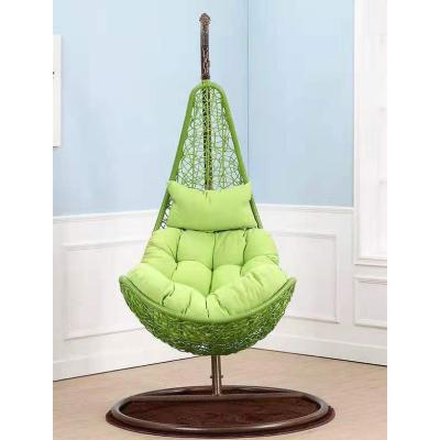 China Leisure Style Hot Sale Home And Garden Swing Chair Rattan Double Swing Outdoor Furniture Hanging Chair for sale