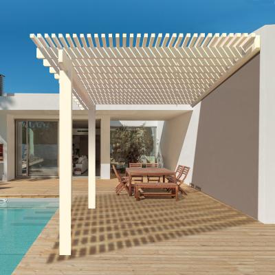 China Modern Design Opening Roof Waterproof Aluminum Garden Easily Assembled Outdoor Pergola for sale