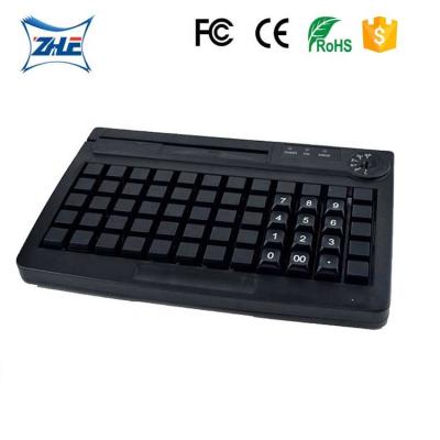 China Silicone POS Terminal Programmable Keyboard With Smart Card Reader for sale