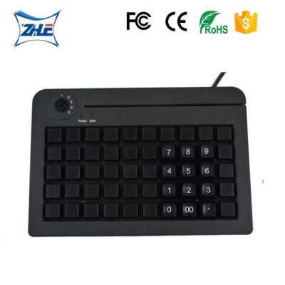 China ABS KB50 USB MSR Lock POS Machine Cash Register Electronic Programmable Keyboard for sale