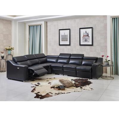 China (Others)Adjustable modern furniture L shape living room sofa set sofa luxury home fashion modern leather sofa for sale