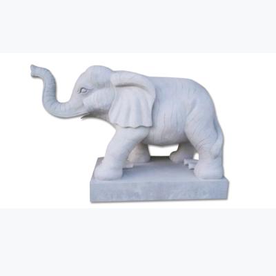 China Traditional Elephant Carved Granite Sculpture For Park Decoration for sale