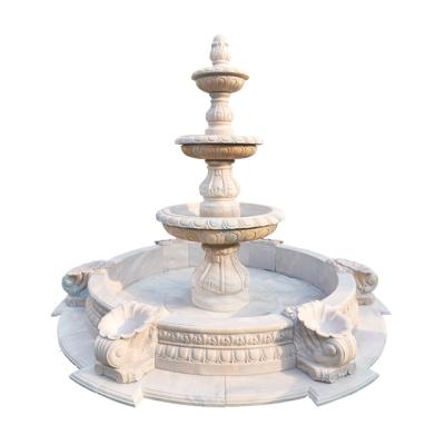 China Outdoor Traditional Garden Gray Granite G603 Water Fountain Sale for sale