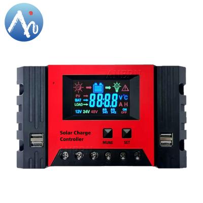 China Solar charger controller Anern 30a 40a 50a 60a 12v 24v 48v charge controller pwm for sale