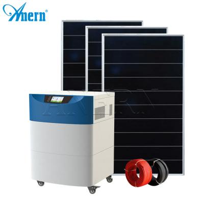 China Type C Anern Kit 5KW Large Capacity Solar Power System Solar Home for sale