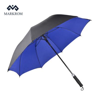 China 2021 Traditional Best New Golf Sun Umbrella With Forge Logo With Custom Umbrella Logo for sale