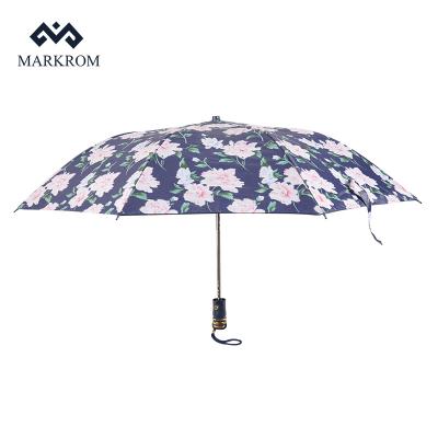 China Double Layer Traditional Twice Automatic Open Umbrella For Panama Market Umbrella for sale