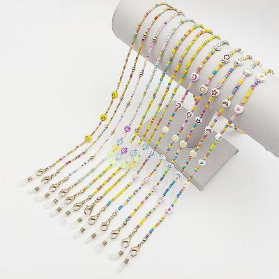 China Wholesale Fashion Men Women Glass Beads Glass MaskChain Anti-skid Chain for sale