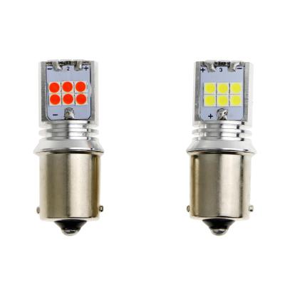 China 1156 bau15s 7440 py21w auto lighting canbus 3030smd amber led turn signal light ac for sale