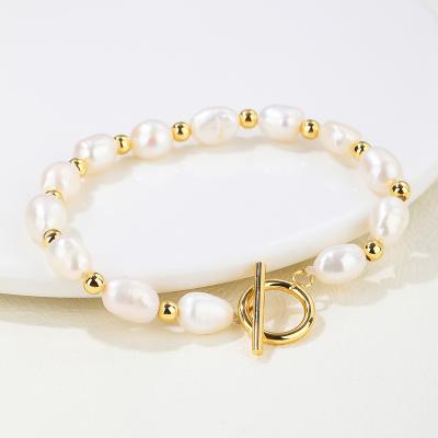 China High Quality Personalized Customized Beads Bracelet Water Beads Gold Jewelry Fancy Chain Bracelet For Vibrant Girls for sale