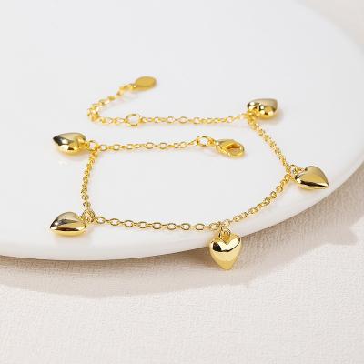 China Catenary Pendant Necklace Gold Copper Jewelry Women Casual / Sporty Hand Chains Link Bracelet Necklace for sale