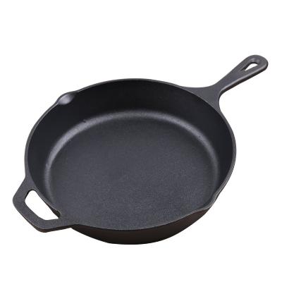 China Wholesale Custom Made Classic 12-Inch Pre-Seasoned Non Stick Cast Iron Griddles And Skillets for sale