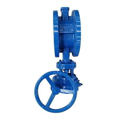 China DEBIEN General Quick Installation Low Price Water Oil Gas Stainless Steel Handle Flange Automatic Butterfly Valves for sale