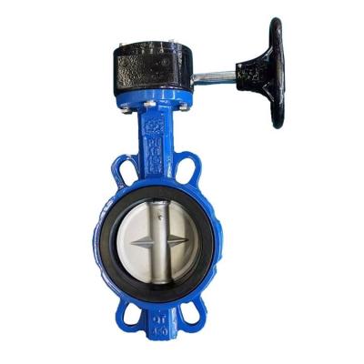 China Flange 304 316L General Manual Sorting Stainless Steel Sanitary Butterfly Valve With Different Types Of Handle for sale