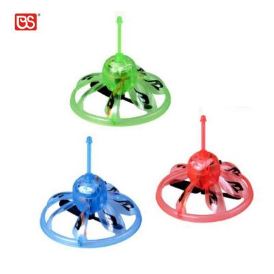 China Toy Easy To Use Hand Sensor Control UFO Electronic Hovering Flying Saucer With Light And Usb 3 Color Matched for sale