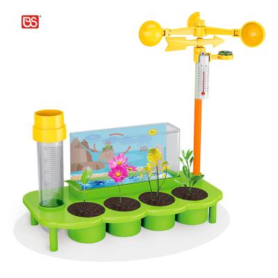 China 2021 Hot Amazon Toys ROD Experiment Science Plant Educational Toy Assemble Weather Station Set 201202024 for sale