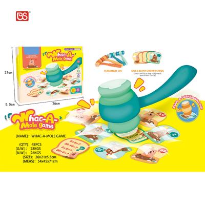 China ABS Kids Arithmetic Matching Game Beat A Mole Educational Game Toys Birthday Gift for sale