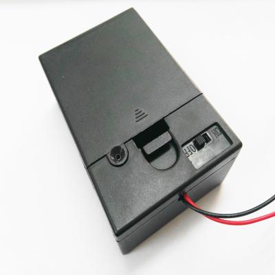 China 3V 2C ABS ABS with cover and switch battery holder for sale