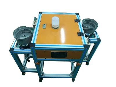 China E27 B22 Bulb Cap Crimping Nailing Testing Machine For LED Lamp Cap Crimping Nailing for sale