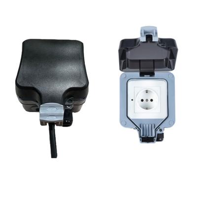 China IP66 Intelligent Outdoor Waterproof Socket Single And Double Channel for sale