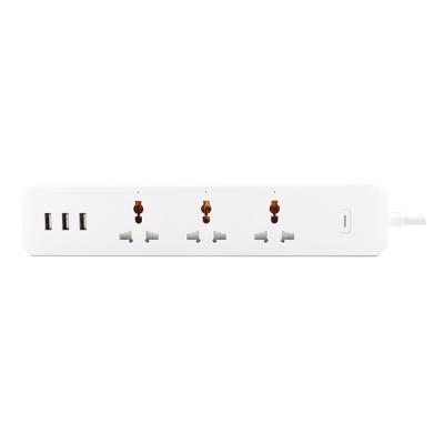 China 3 Way + USB Multifunction 10A Wi-Fi Smart Power Strip Sub-control Power Metering Multiple Standard for sale